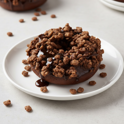 Cocoa Pebbles Protein Donuts
